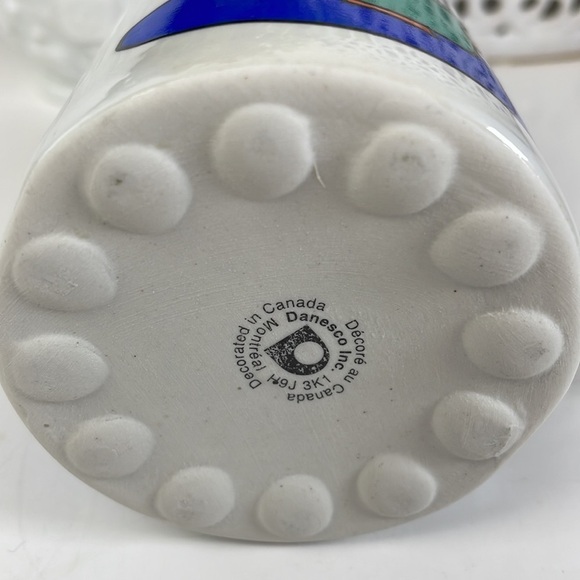 Danesco Mug Coffee Tea Vintage Bright Colours - Picture 4 of 10